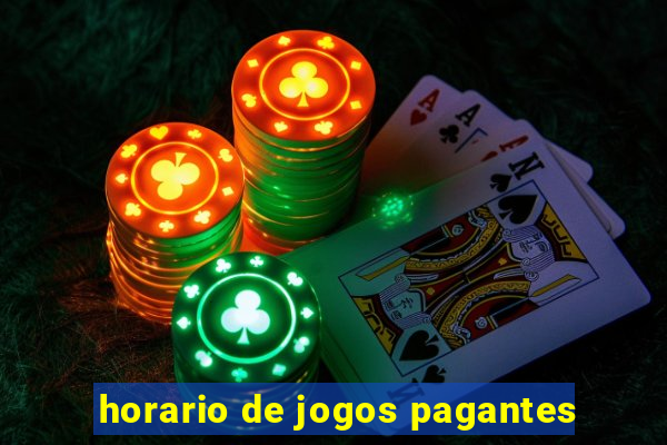 horario de jogos pagantes